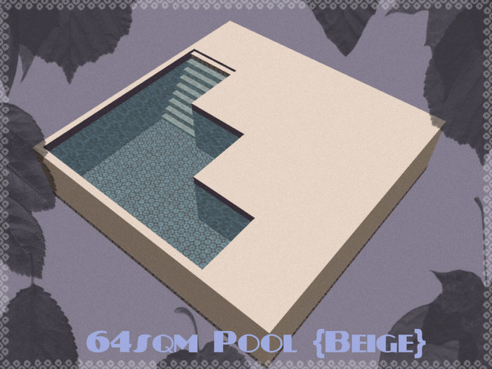 [Good Fairy] - 64sqm Pool {Beige}