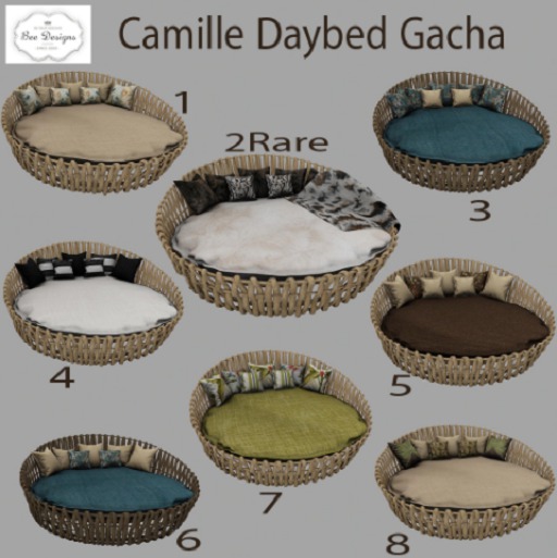 Bee Designs Camille Daybed Gacha 2 RARE