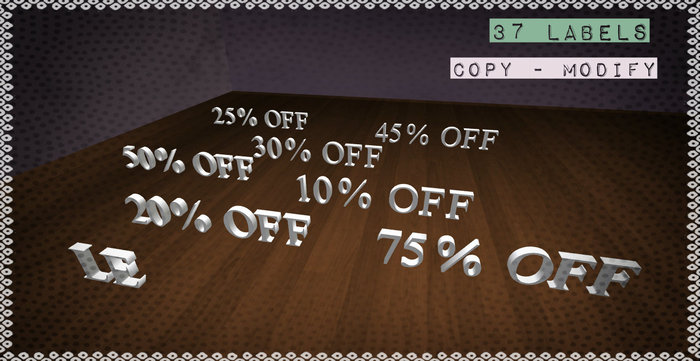 [Good Fairy] - Store Labels *New*
