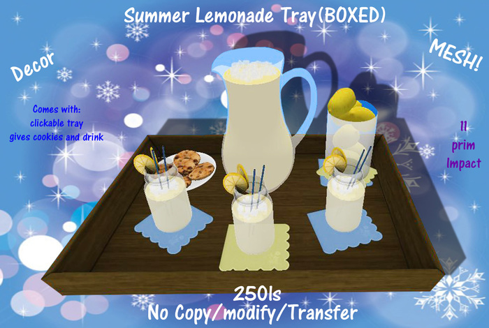 Summer Lemonade Tray(BOXED)