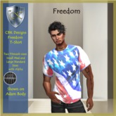 CB K Designs Freedom Tee pkg