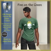 CBK Designs Fire on the Green Tee pkg