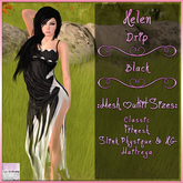 Helen Dress Drip Black
