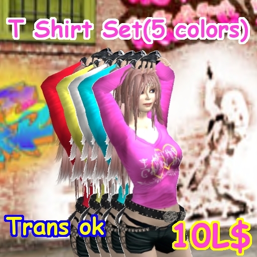 T Shirt Set(5colors)