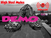 :Nerd ALERT: High Heel Mules - Demo