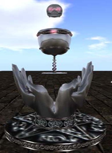 Goblet of life blood trophy and fountan