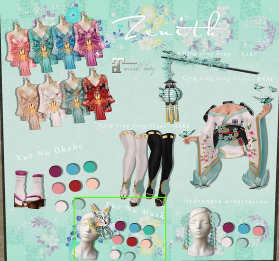 =Zenith=Xue Nu Mask (Mint)