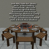 Seth BBQ Table Rustic