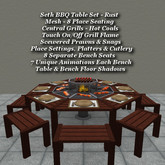 Seth BBQ Table Rust
