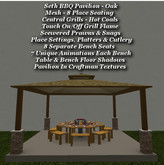 Seth BBQ Pavilion Plus Oak