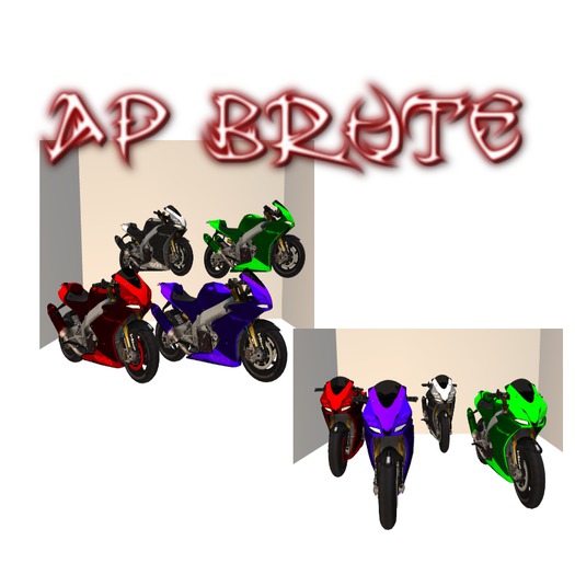 Motorcycle -AP Brute (Red) Boxed v1.0