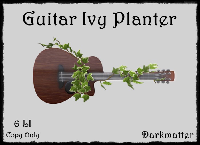 Guitar Ivy Decor