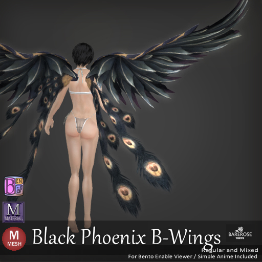 ::: B@R ::: Black Phoenix B-Wings (BENTO Wings)