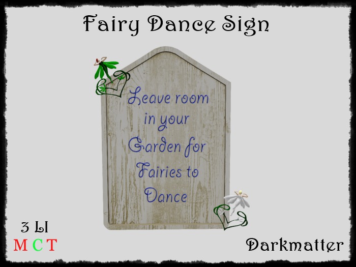 Fairy Dance Sign