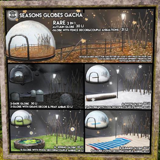 [Since1975]-Spring Globe&Animated decors