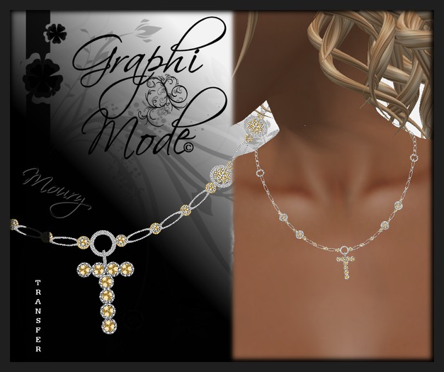 Moury - Necklace Silver Letter T / Collier Argent lettre T