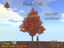 Tree. Red Oak with on/off emitter by Wild Motley