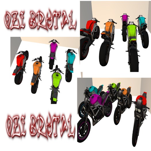 Motorcycle -OZI (Blue)