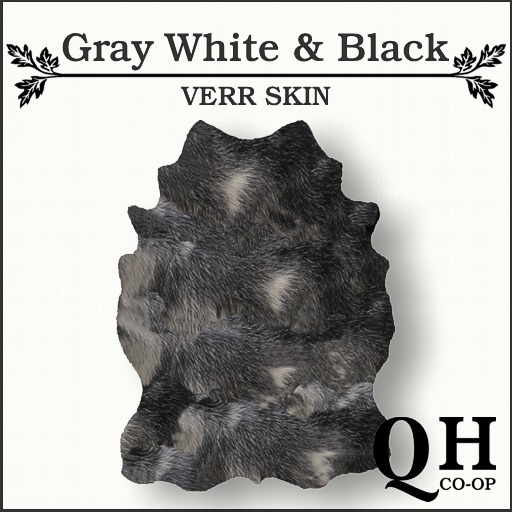 [G&S] Verr Skin Gray White & Black
