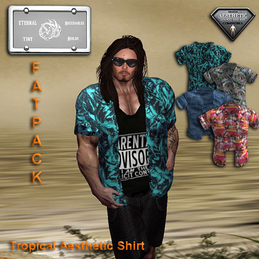 Unbuttoned Aesthetic Short Sleeve Fitted Mesh Fat Pack