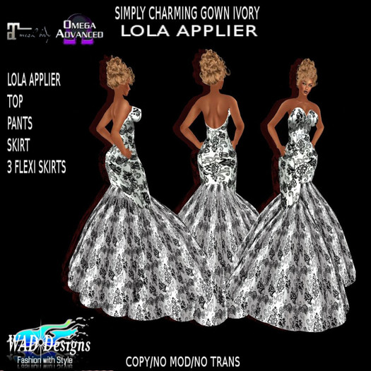 Simply Charming Ivory/Black