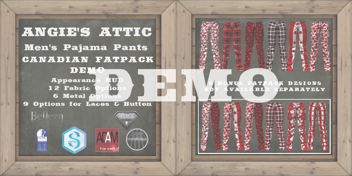 AA - DEMO - Men's Canadian PJ Pants FATPACK