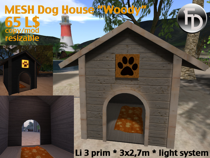 *FD* Dog House "Woody"