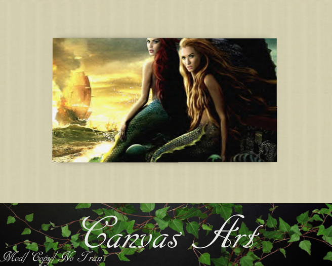 Mermaid's Hope Canvas Art
