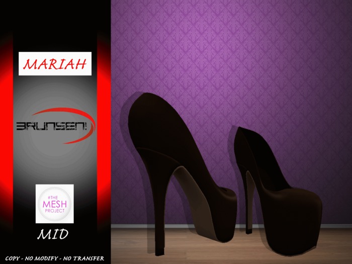 Brunsen! Mariah Pumps TMP Mid Sepia