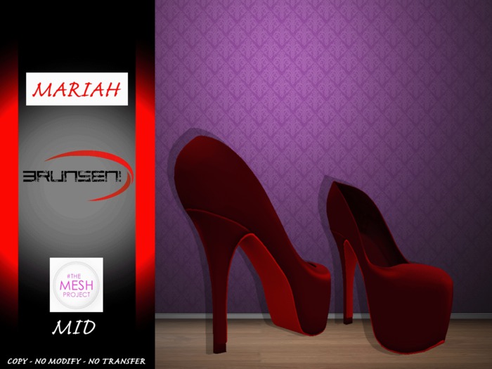 Brunsen! Mariah Pumps TMP Mid Red