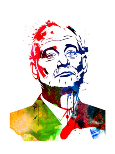 Bill Murray watercolor