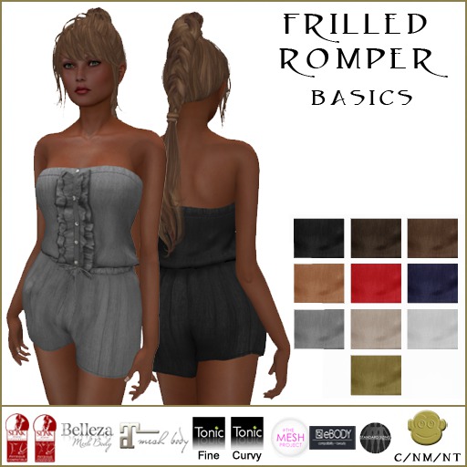 BM Frilled Romper Basics DEMO