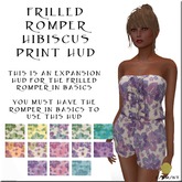 BM Frilled Romper Hibiscus HUD
