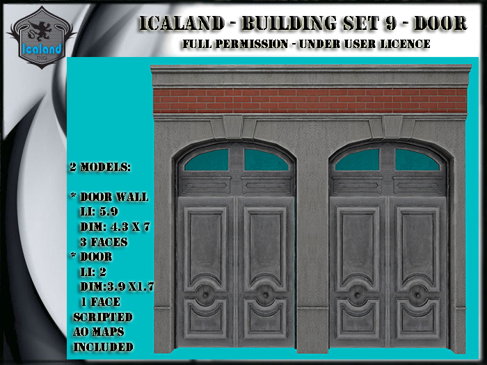Icaland - Building Set 9 - Door