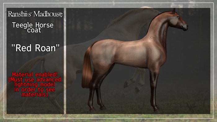 *RMH* Red Roan coat - BOX