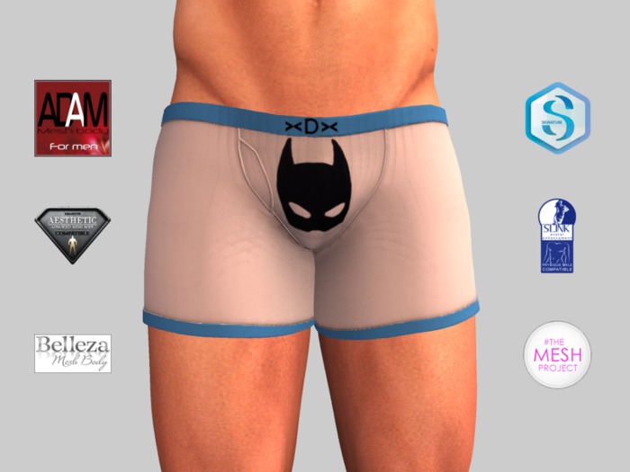 ><DUdEROOS>< Mens Boxers - Dynamic Duo - Batman