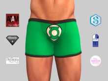 ><DUdEROOS>< Boxers JLA GreenLantern