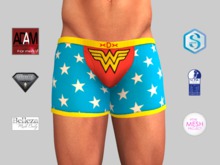><DUdEROOS>< Boxers JLA WonderWoman