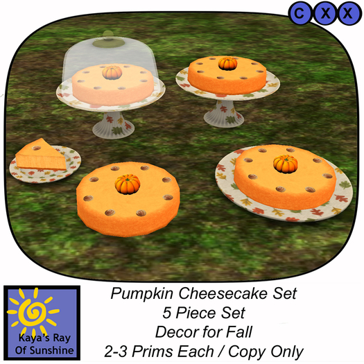 Pumpkin Cheesecake Set BOX