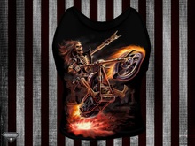 Flawed - Aesthetic Skeleton Biker Tank Top