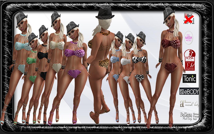 ~EMPIRE~ STRAPS BODY & SANDALS "XENA"
