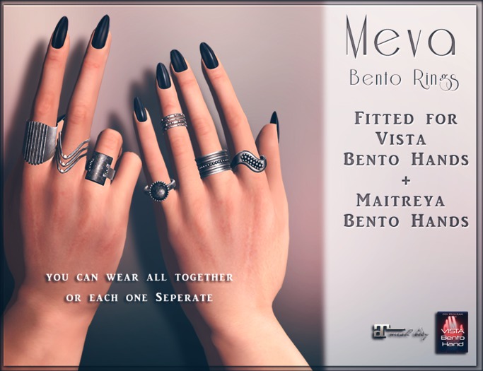 Meva Bento Rings Silver Box [Wear Me]