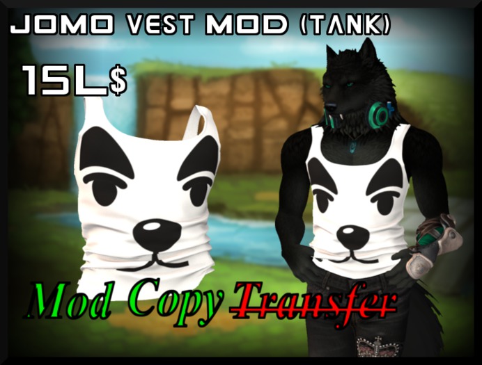 JOMO Male Werewolf Vest kk Slider texture