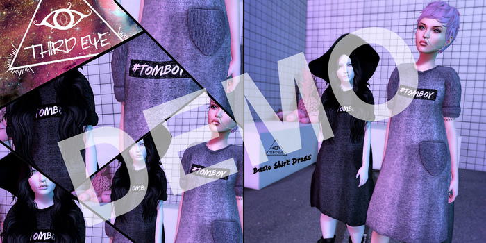 Third Eye. Basic Shirt Dress [DEMO]