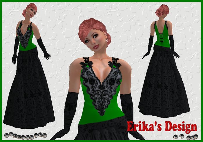 Elegant green&black