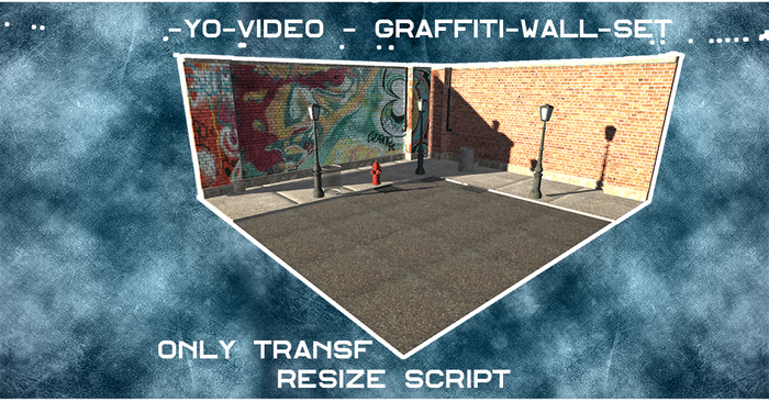 -YO-Video - graffiti-wall-set