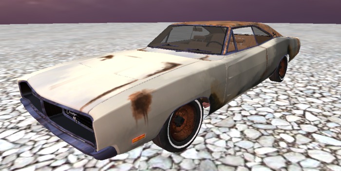 1969 Dodge Charger Rusted