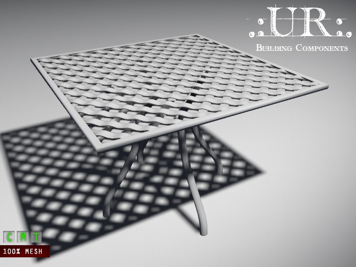 .:UR:. Chloe Patio Table II (full perm mesh)
