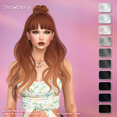 /Wasabi Pills/ Strawberry Mesh Hair - B&W