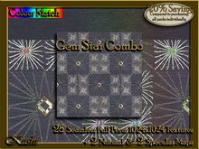 Gem Star Combo Seamless Textures